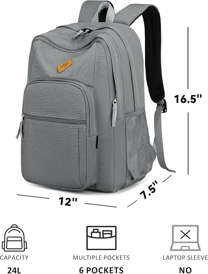 abshoo Classical Basic Travel Backpack - Image 5