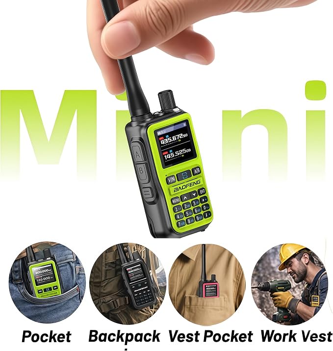 BAOFENG UV-5R Mini Ham Radio: Long Range Handheld Two Way Radio - Image 2