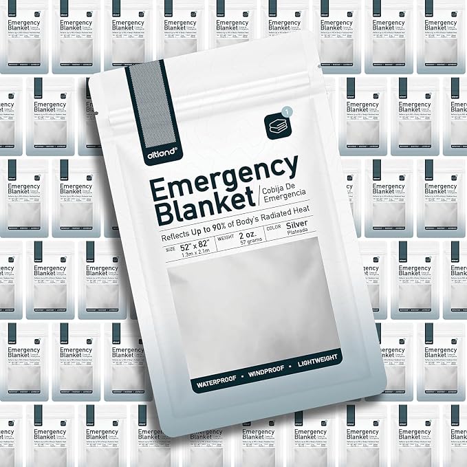 Altland 50 Pack of Emergency Blankets - Image 6