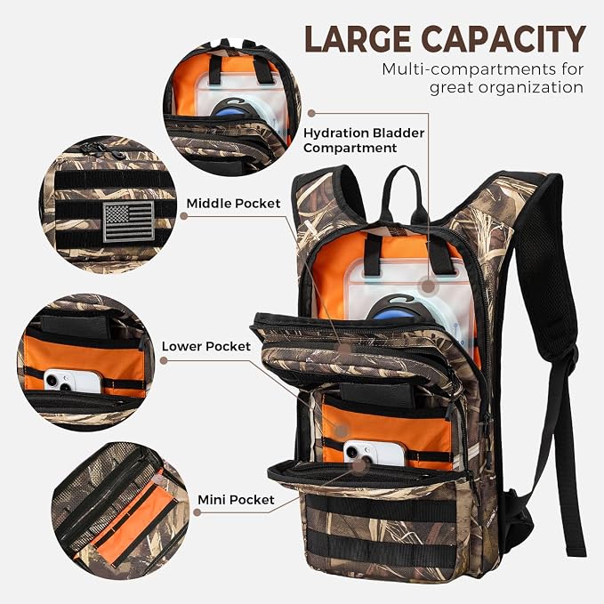 Koculemi Tactical Hydration Backpack - Image 4
