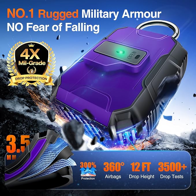 Armoured Heavy Duty for AirPods Pro3 Generation Case - Image 2