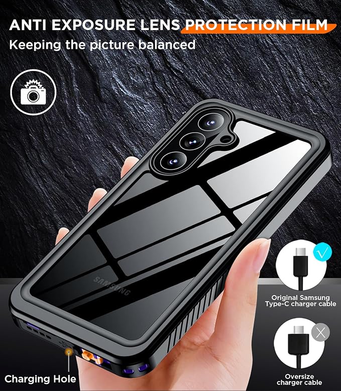 Temdan Designed for Samsung Galaxy S26 Plus Case Waterproof, Built-in Lens & - Image 7