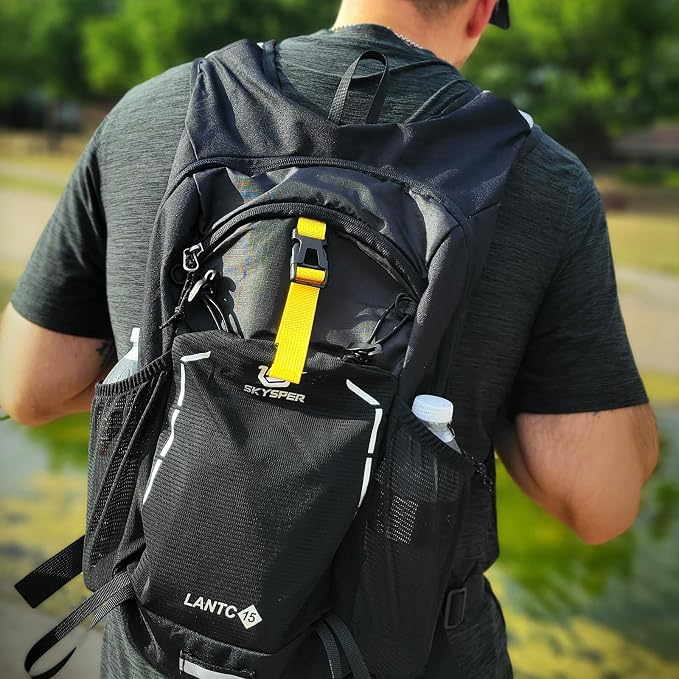 SKYSPER Small Hiking Backpack - 15L Travel Daypack Lightweight Bag Water - Image 7