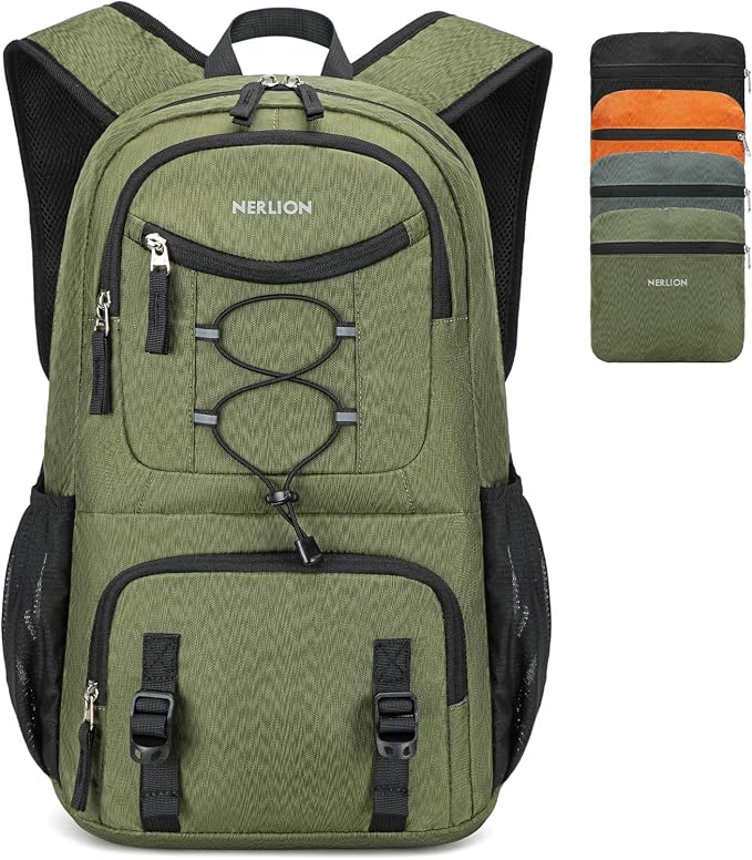 Nerlion Lightweight Foldable 35L Hiking Backpack Travel Backpack by Nerlion
