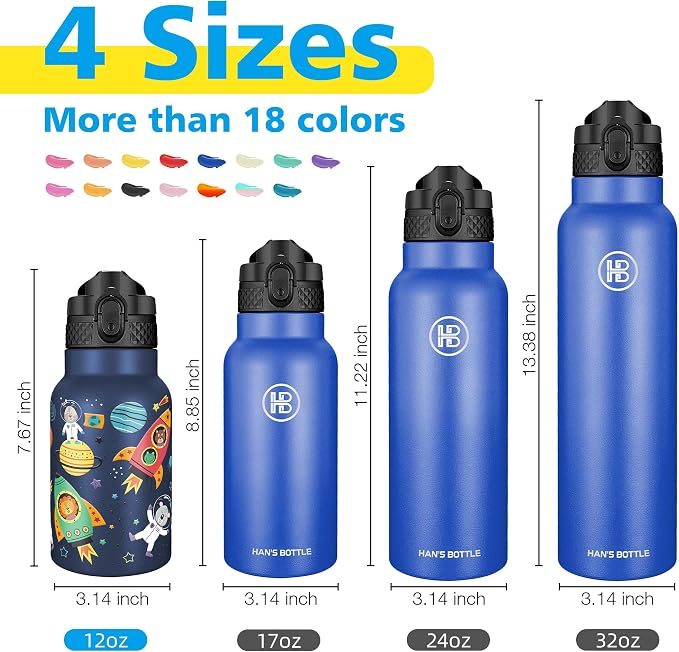Han's Bottle Kids Water Bottle - Image 2