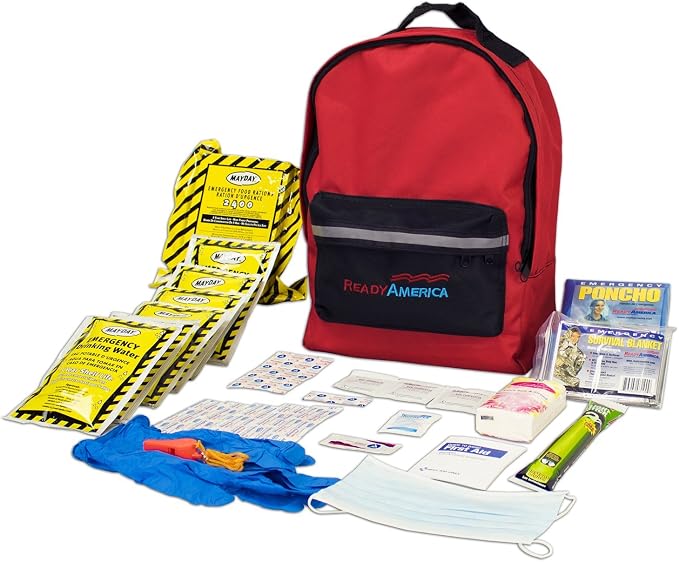 Ready America 70180 72 Hour Emergency Kit, 3-Day Backpack, Includes First Aid - Image 2