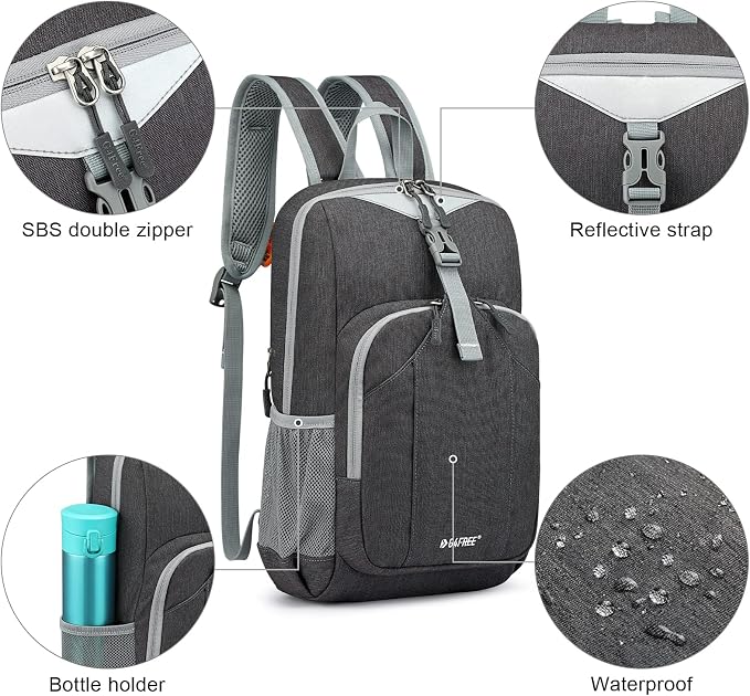 G4Free Mini 10L Hiking Daypack Small Hiking Backpack Cycling Compact Shoulder - Image 6