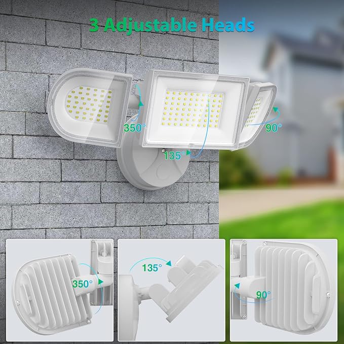 iMaihom 140W Flood Lights Outdoor, 14000LM Ultra Bright LED Flood Light Outdoor - Image 5