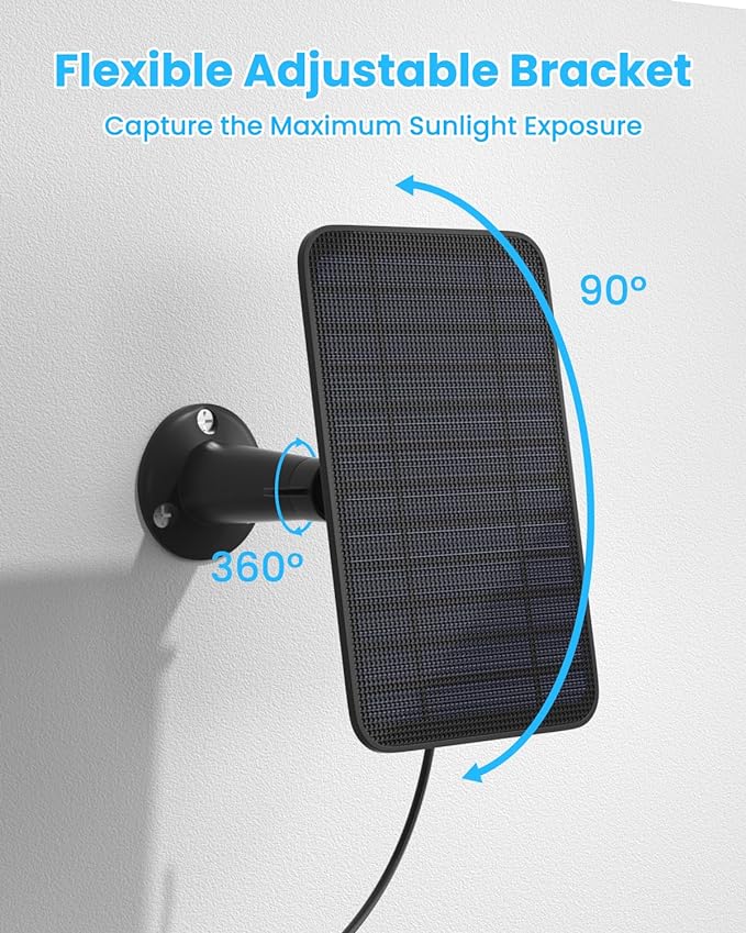 5W Solar Panel Compatible with Blink Outdoor 4/2K+ Camera, Solar Panel Charger - Image 6