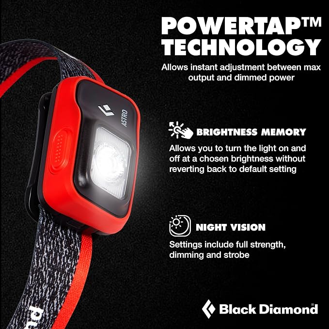 BLACK DIAMOND Astro 300 Headlamp | 300 Lumens Brightness | 3X AAA Battery - Image 3
