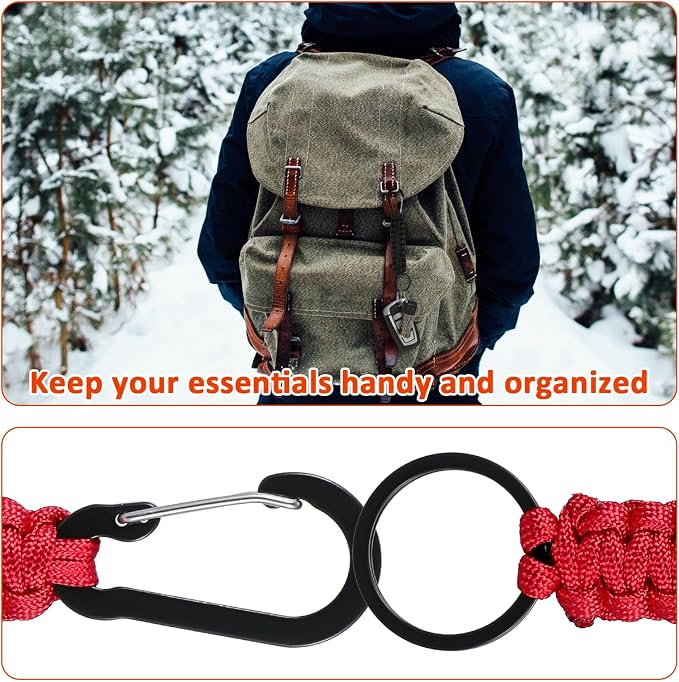 Mabor 2 Pcs Key Chain Hanger Heavy Duty Clips Keychain - Image 5