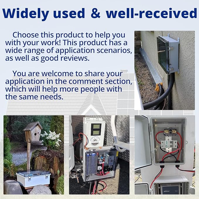 MAKERELE Outside Small Outdoor Junction Box Waterproof Electrical - Image 6