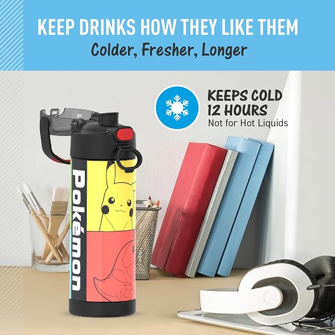 THERMOS FUNTAINER 16 Ounce Stainless Steel Vacuum Insulated Bottle - Image 5
