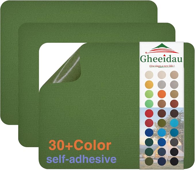 Gheeidau Canvas Repair Patch 9×11 Inch 3Pcs Waterproof Self-Adhesive Fabric by Givethingsanewlife