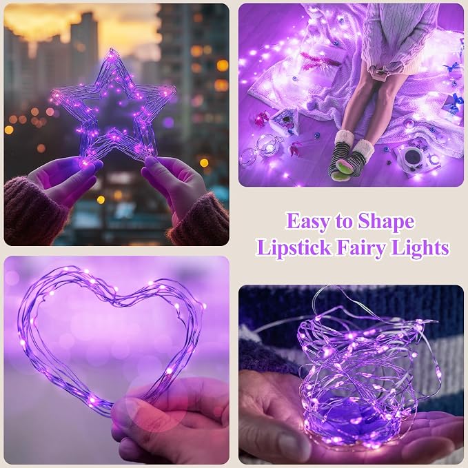 Lakumu Rechargeable Fairy Lights Battery Operated, String Lights - Image 6