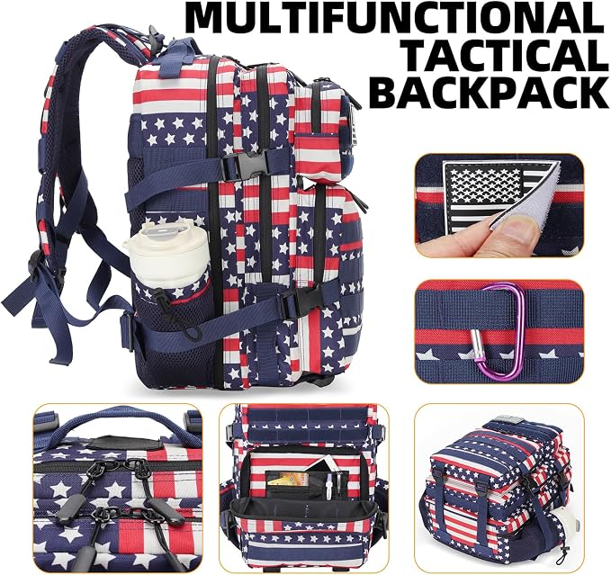 Lovelinks21 25L Tactical Military Backpack Small Travel Backpack - Image 6