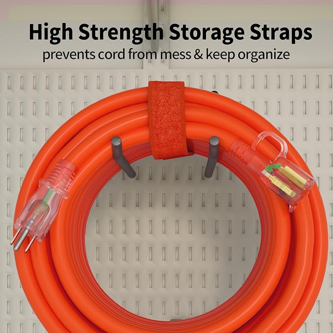 POWGRN 75 ft 12/3 Outdoor Extension Cord Waterproof Heavy Duty - Image 4