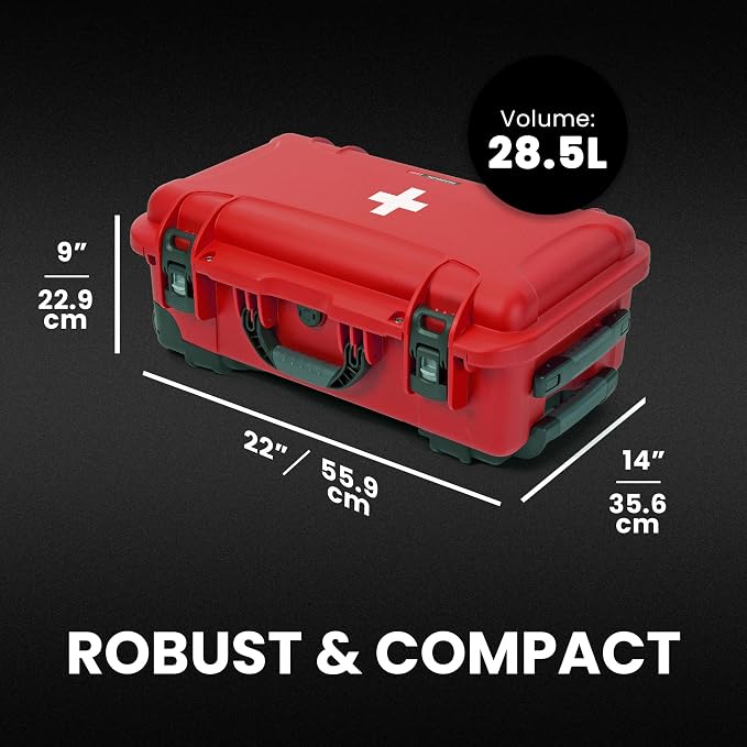 NANUK 935 Wheeled Waterproof First Aid Box Empty – Durable, Medical First Aid - Image 5