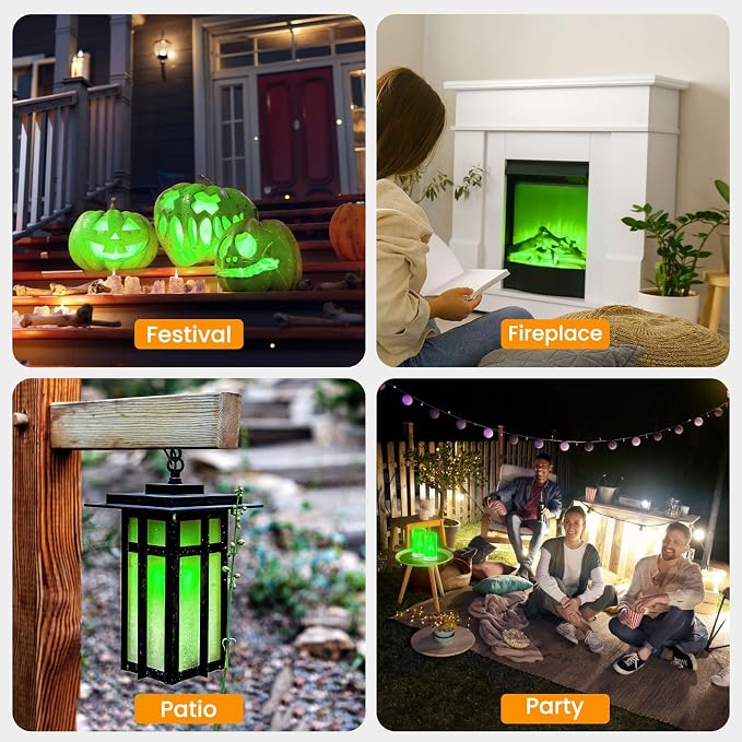 【Upgraded】 LED Flame Lights - Image 2
