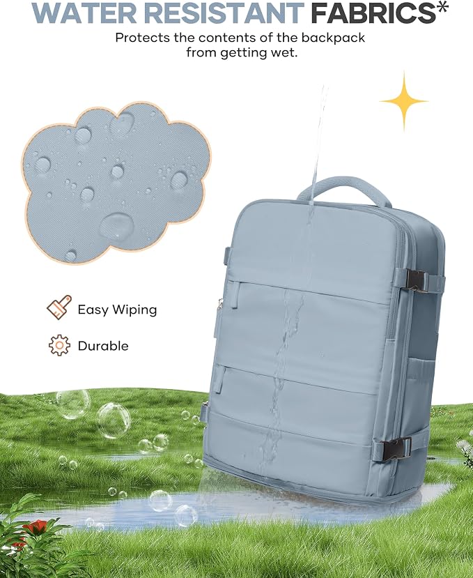coofay Large Travel Backpack For Women Men Airline Approved Carry On Backpack - Image 8