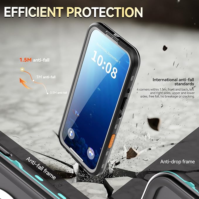Compatible for iPhone 17 Air Case 6.5" Waterproof 【Compatible - Image 4