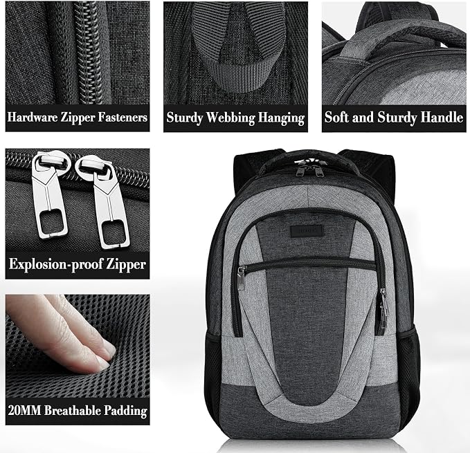 BIKROD Backpack for Men and Women, Extra Large School Backpacks for Teens - Image 3