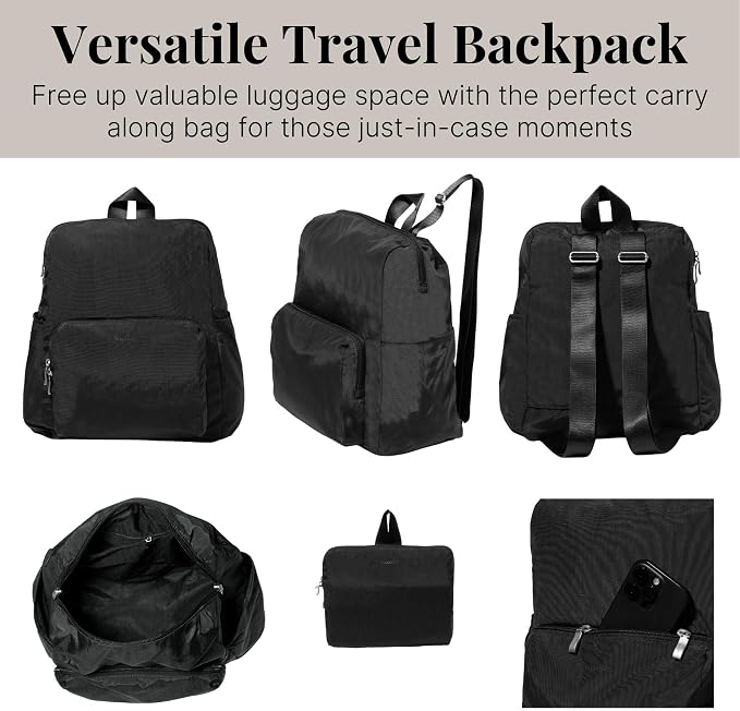Baggallini Women's Carryall Packable Backpack - Image 5