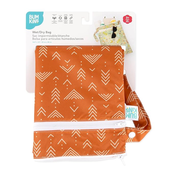 Bumkins Waterproof Wet Dry Bag for Baby, Swim Suit, Cloth Diapers, Pump Parts - Image 6