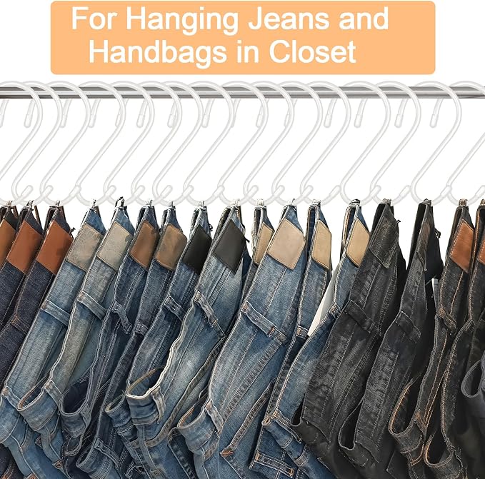 DINGEE 12 Pack 6 Inch S Hooks, Large S Hook Vinyl Coated Heavy Duty S Hook - Image 2