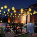 Joomer Solar String Lights Outdoor, 65FT 100LED Globe String Lights 8 Lighting by Joomer
