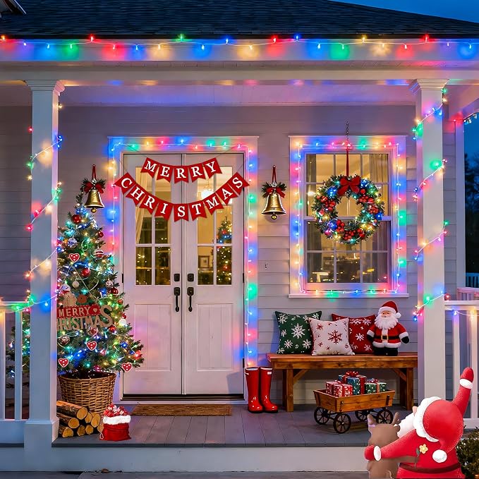 JMEXSUSS Multicolor Christmas Lights Battery Operated - Image 4