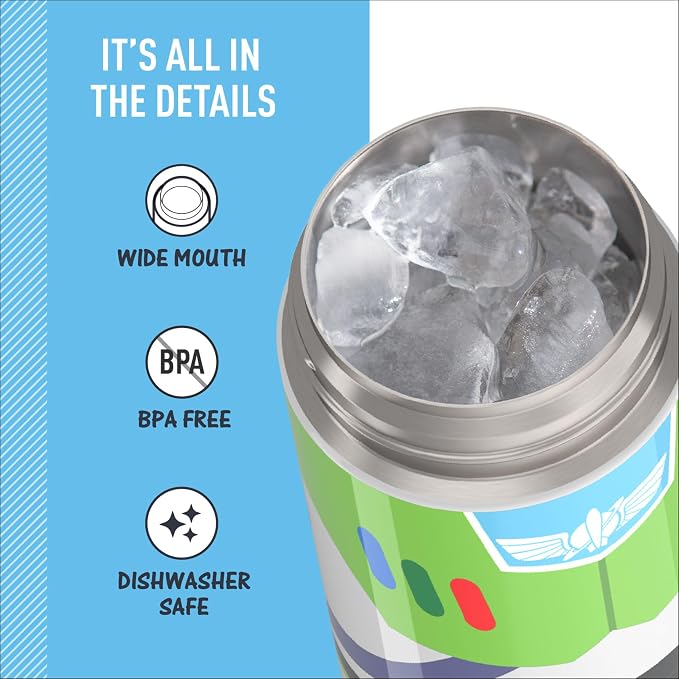 THERMOS FUNTAINER 16 Ounce Stainless Steel Vacuum Insulated Bottle - Image 5