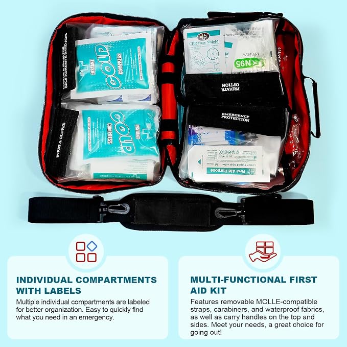 Professional 435 Pieces Large First Aid Kit - Image 4