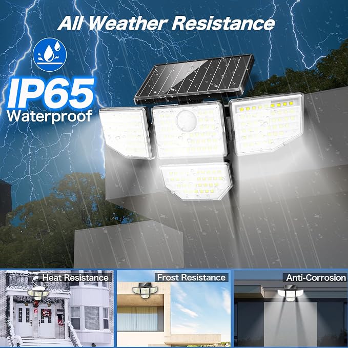 Adewalk 3000LM Outdoor Solar Light - Image 4