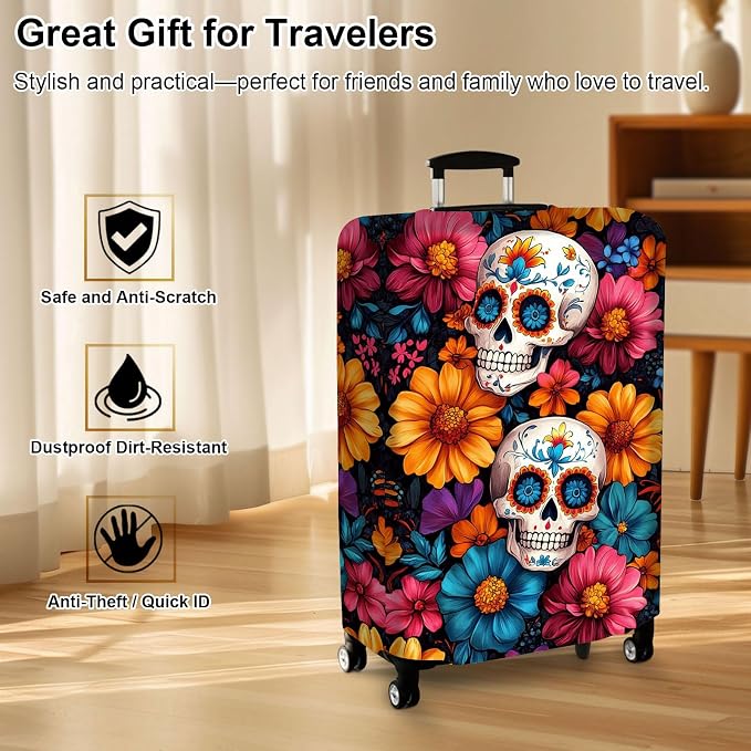 Luggage Cover Protector for 30-32 Inch Suitcases, TSA Approved Elastic Travel - Image 7