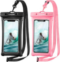 CACOE Floating Universal Waterproof Phone case 2 Pack-Up to 7.0", Phone Pouch by CACOE