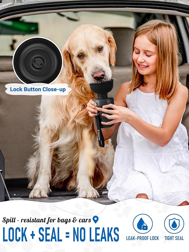 lesotc Dog Water Bottle, Portable Water Dispenser - Image 4