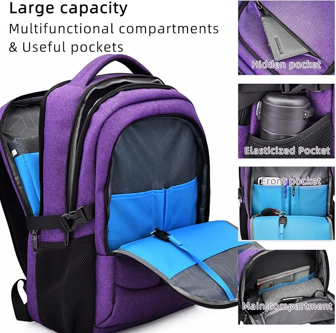DUSLANG 17 Inch Laptop Backpack - Image 3