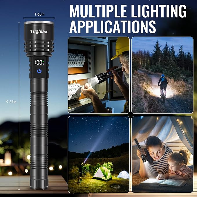 Rechargeable Flashlights High Lumens, 000 Lumens Super Bright LED Flashlight - Image 8