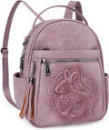 Mini Backpack Purse for Women, Embossed Leather Small Backpack Fashion Travel by BestSeller
