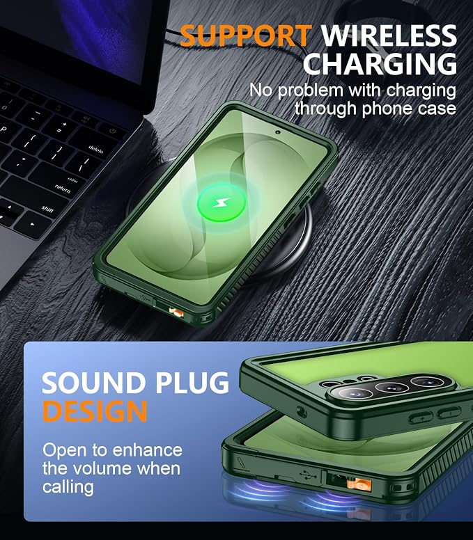 Temdan Designed for Samsung Galaxy S26 Ultra Case Waterproof, Built-in Lens & - Image 7