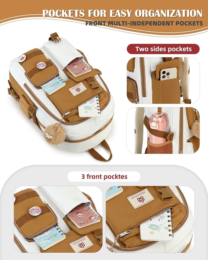 Hidds Laptop Backpacks 15.6 Inch School Bag Elementary Middle High College - Image 4