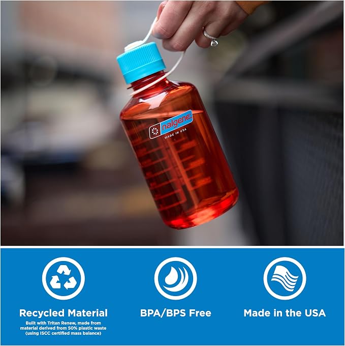 Nalgene 16 oz Narrow Mouth Water Bottle | BPA-Free, Durable & Leak Proof - Image 4
