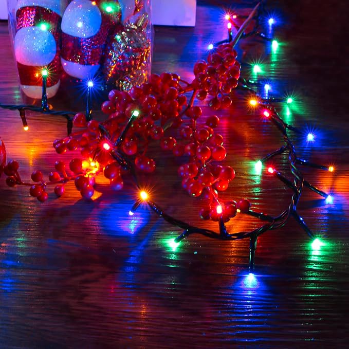 AWQ 500 LED 49ft Christmas Cluster Lights Christmas Decoration String Lights - Image 2