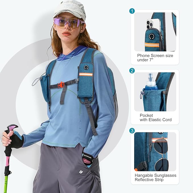 FIORETTO 15L Hiking Backpack for Women Men Mini Packable Backpack Lightweight - Image 2