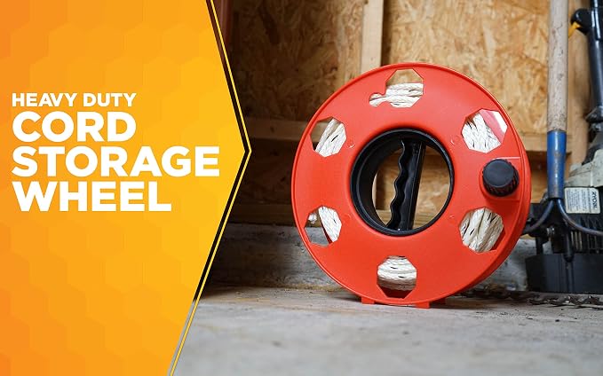 Woods Heavy Duty Cord Storage Wheel - Image 2