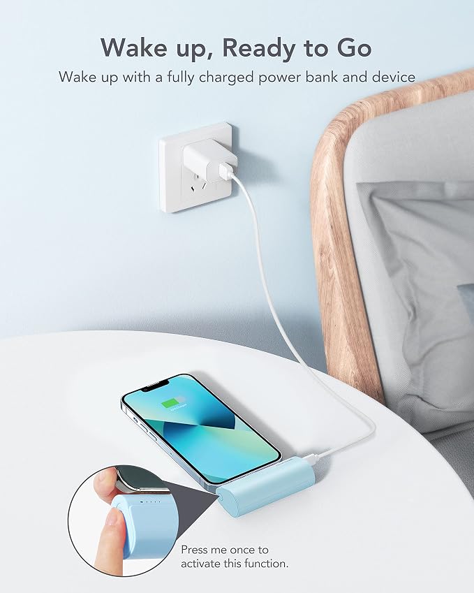 charmast Small Portable Charger 5000mAh, Ultra-Compact 20W PD Fast Charging - Image 8