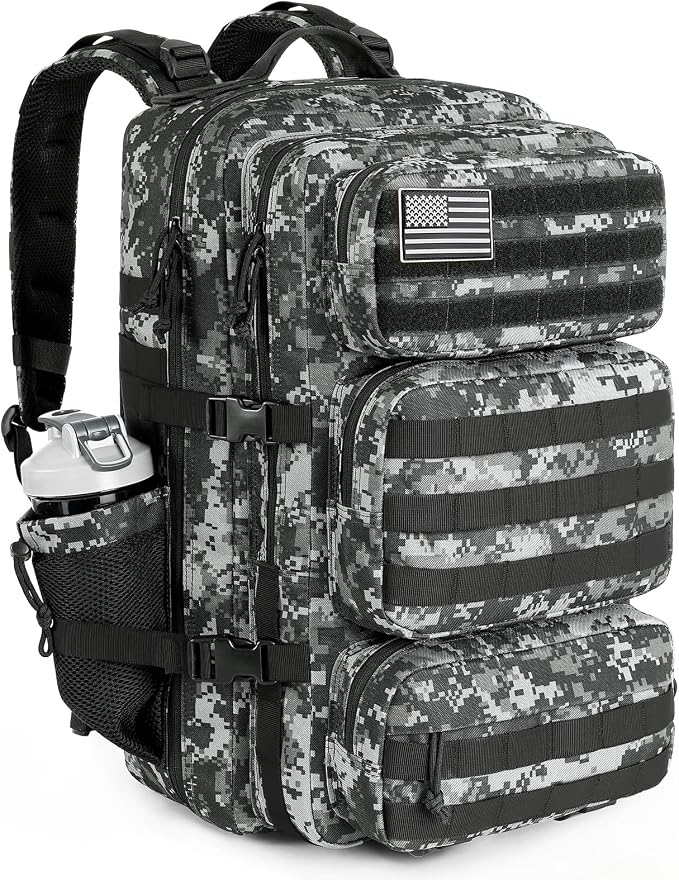 Military Tactical Backpack 25L Day Backpack by KOOKOOMIA