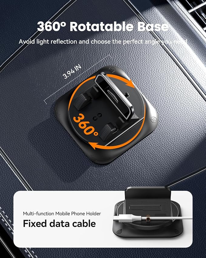360 Degree Rotation Dashboard Phone Holder - Image 5