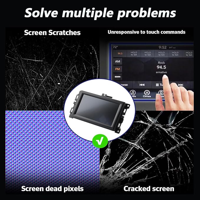 7" Uconnect Touch Screen Replacement Display - Image 3